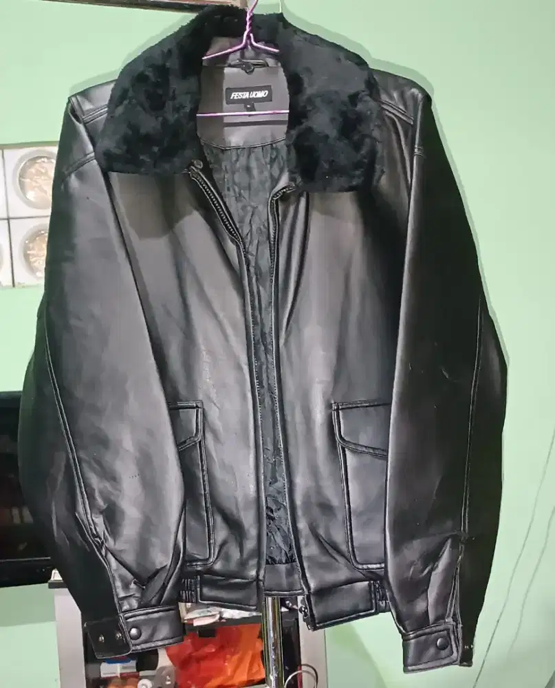 Jaket semi kulit size XL