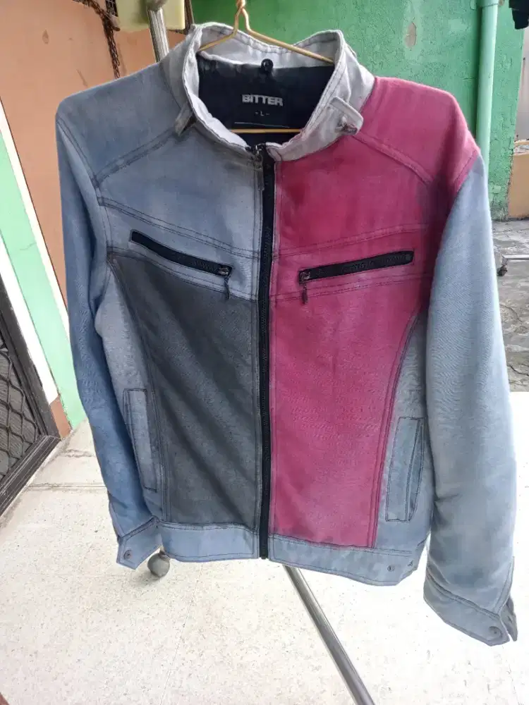 Jaket biasa polyester