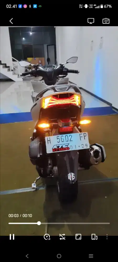 Stoplamp 3 in 1 merk JPA Vario 160