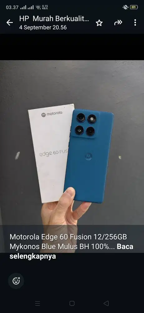 Motorola edge 60 fusion