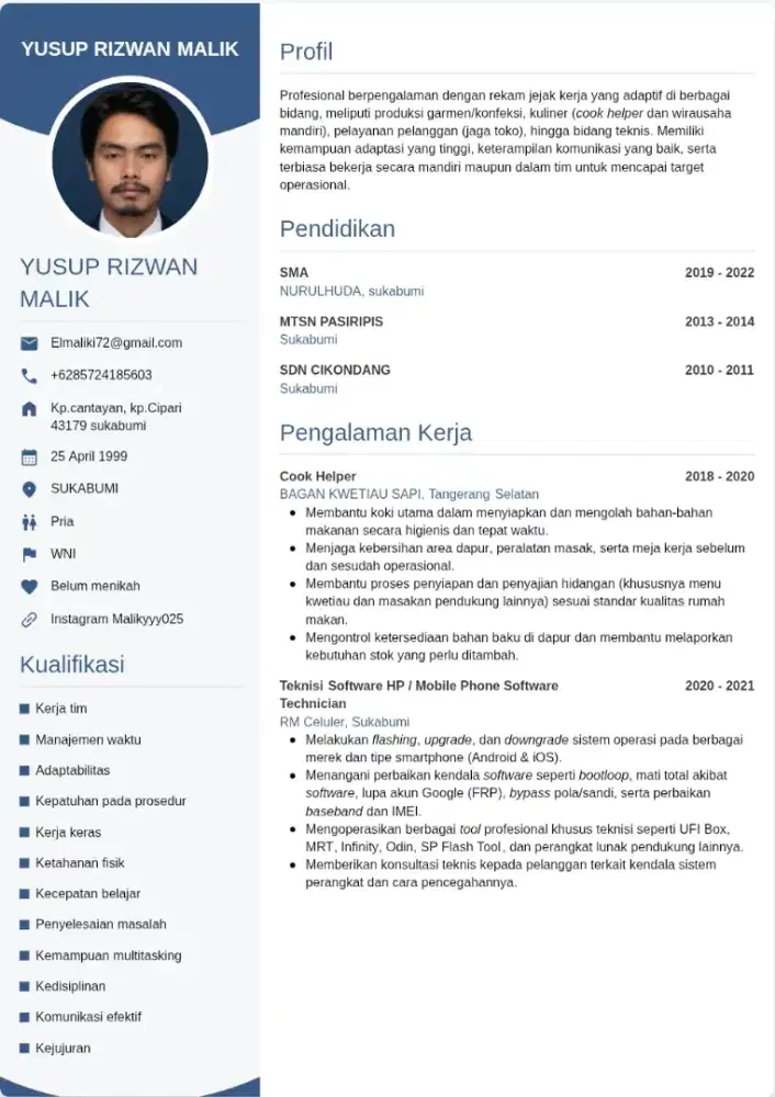 INFO LOKER DAERAH JABODETABEK