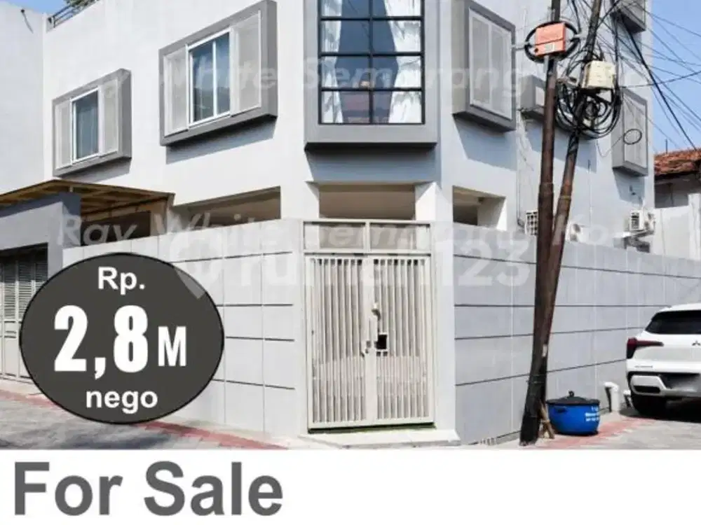 Rumah Korean Style Furnish Hoek di Semarang Utara A6007