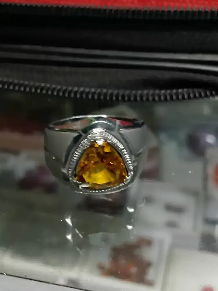 CINCIN PRIA BATU GOLDEN CITRINE.