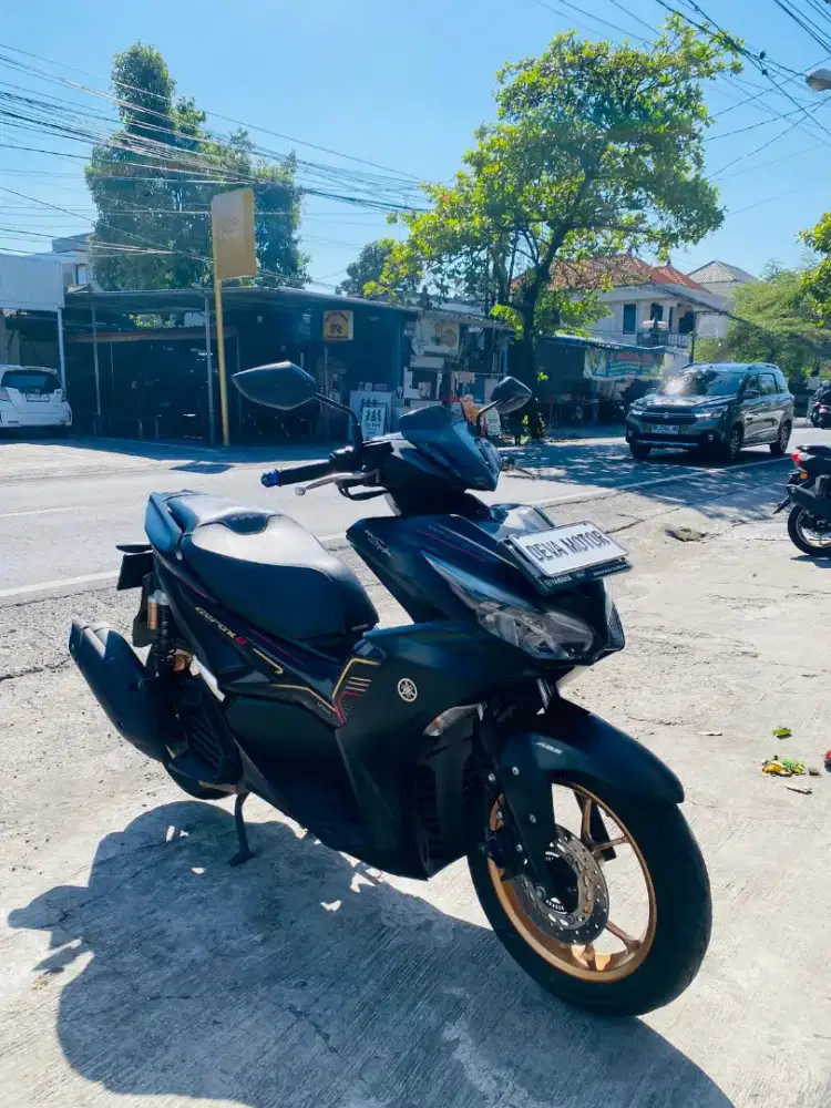 Aerox ABS keyles hitam Deva motor