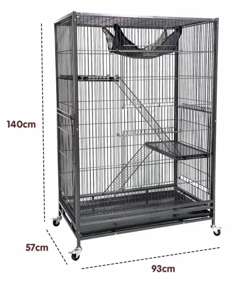 Kandang Kucing Besar Octagon Like New (93x57x140)