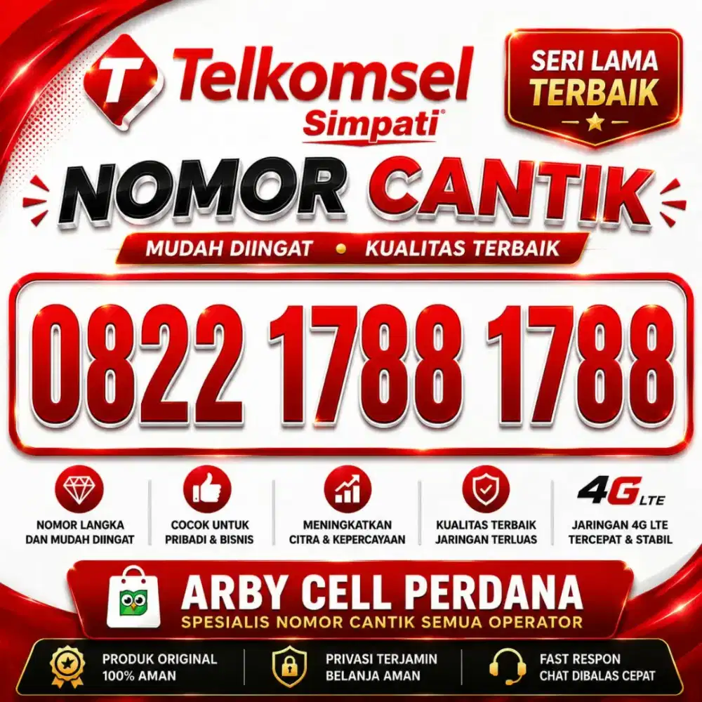 Nomor cantik Telkomsel 12 digit langka