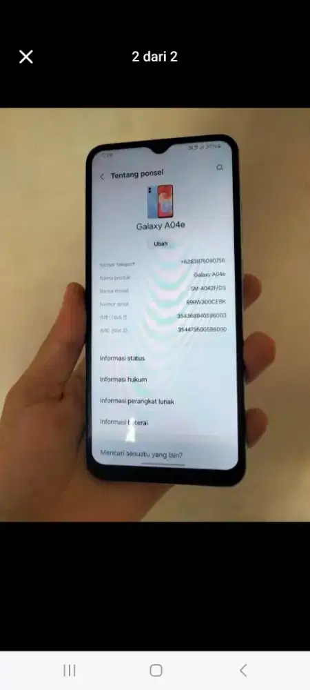 Samsung a04e 3/32 mulus batangan