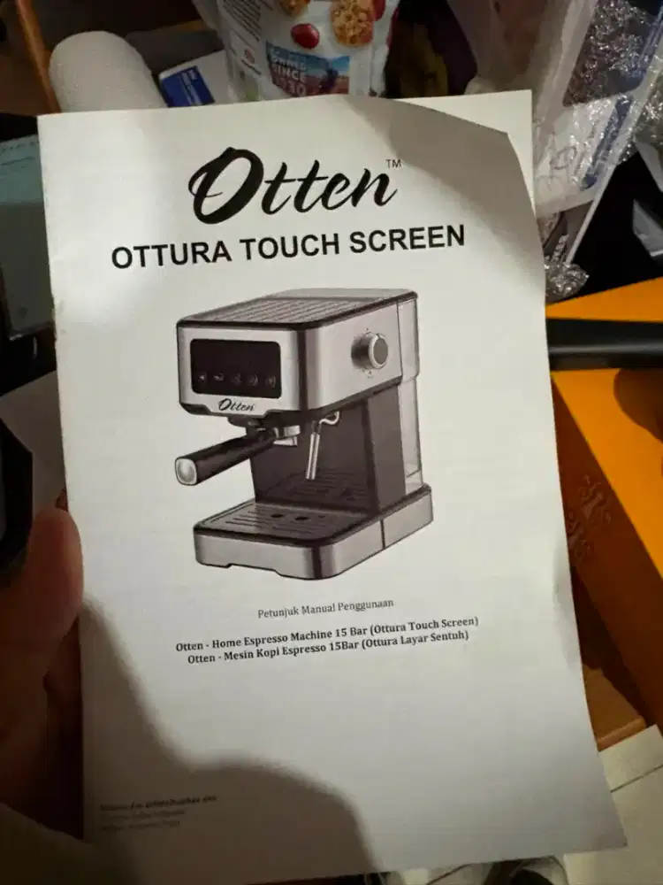 Mesin coffe touch screen merk otten