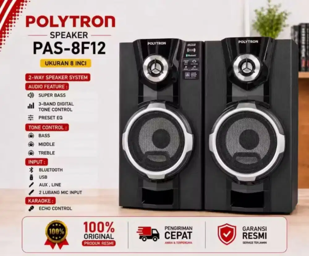 Speaker aktif Polytron Pas 8F12