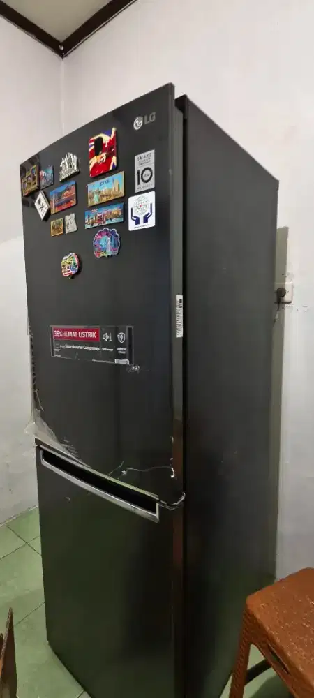 KULKAS LG 2 PINTU GC-B369NQRM Buttom Freezer