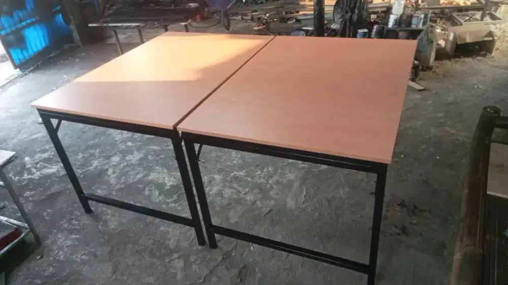 Meja lipat semi permanen ukuran 120*80*75