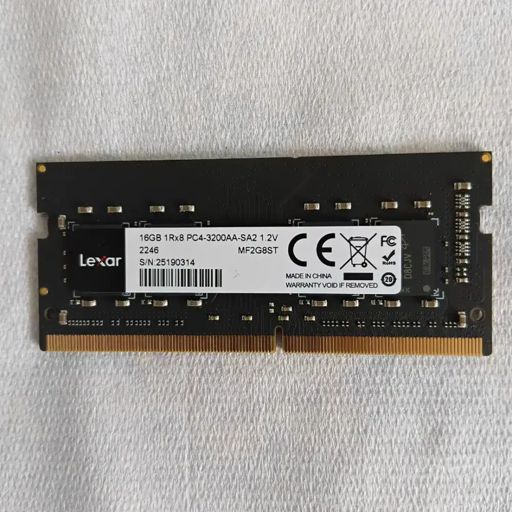 SODIMM RAM DDR4 16GB PC3200 Lexar