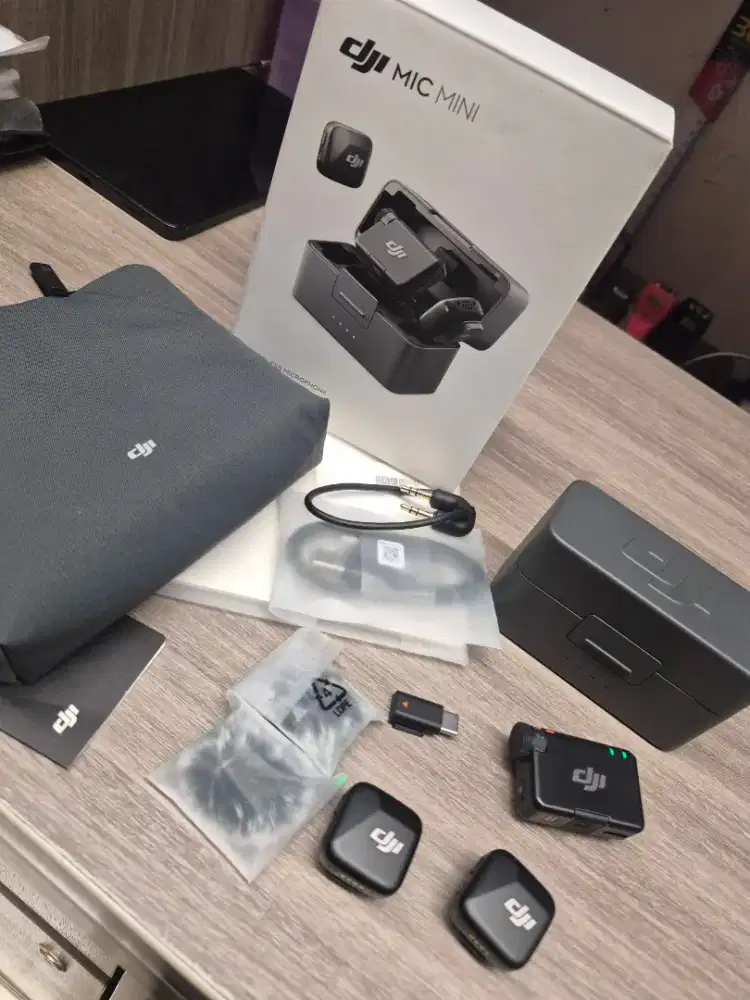 Dji mic mini 3tx 1rx fullset like new ex display