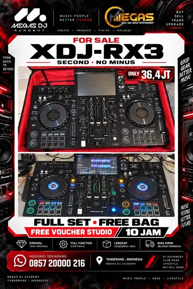 XDJ RX3, NO MINUS GARANSI