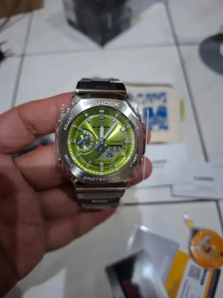 G-SHOCK GM-2110D-3ADR LIME GREEN - NEGO