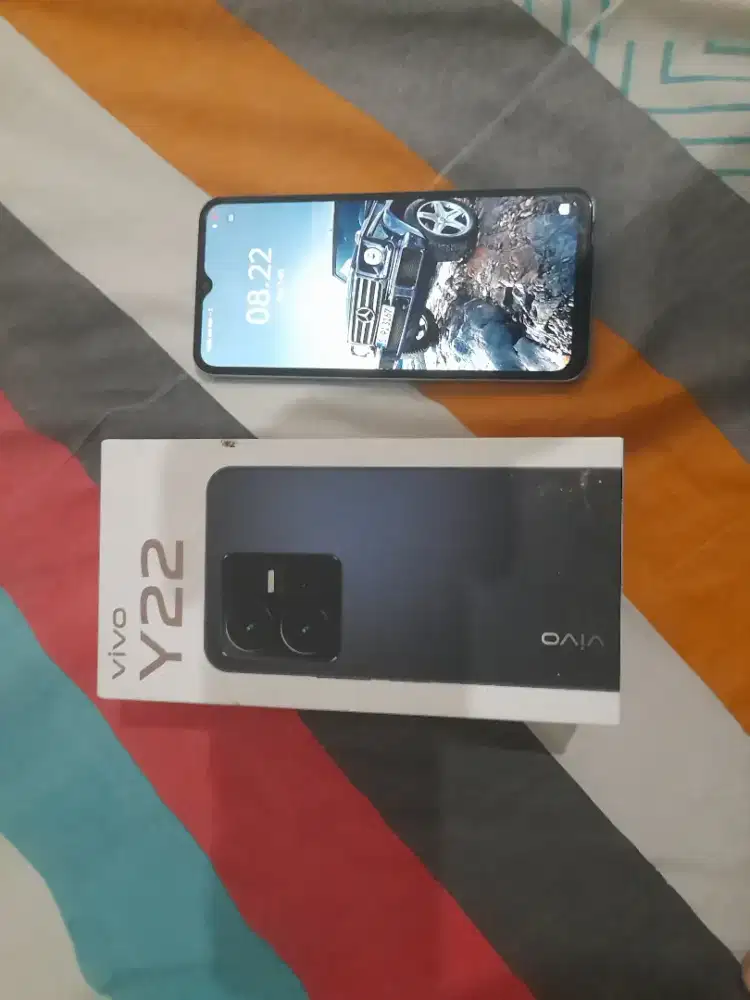 Vivo Y22 (4+64) Fast Charger G85 Fullset Nego