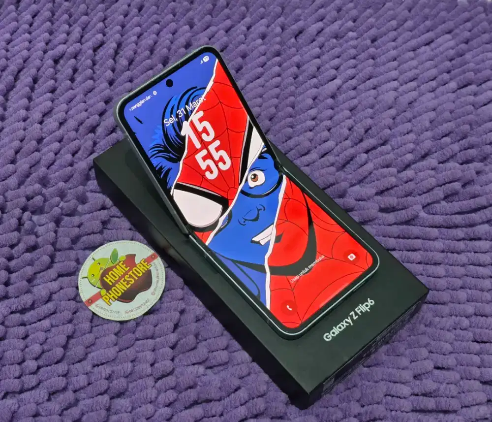 Samsung Z Flip 6 Biru 256Gb Seadanya Masuk Dulu