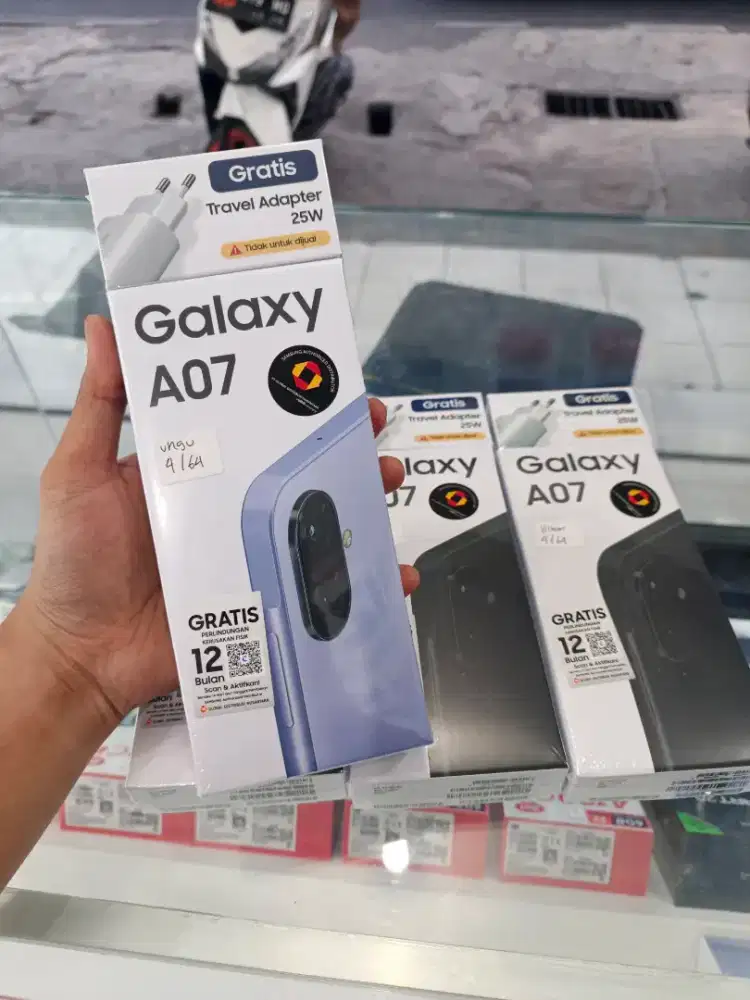 Samsung A07 series segelbox resmi