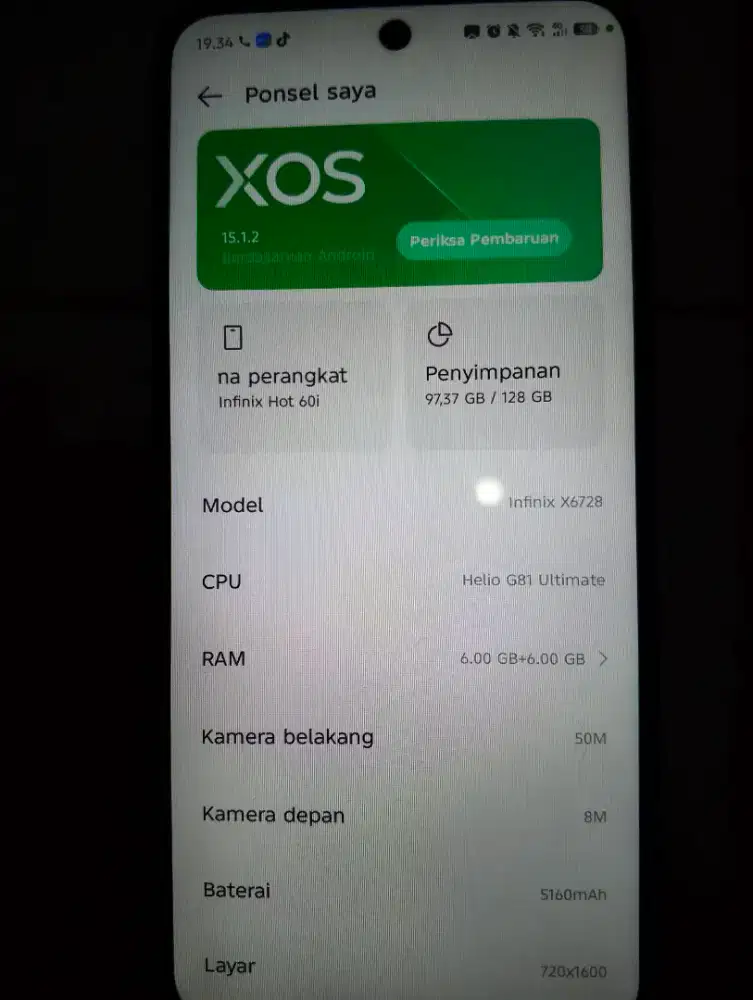 Infinix hot 60i 6/128