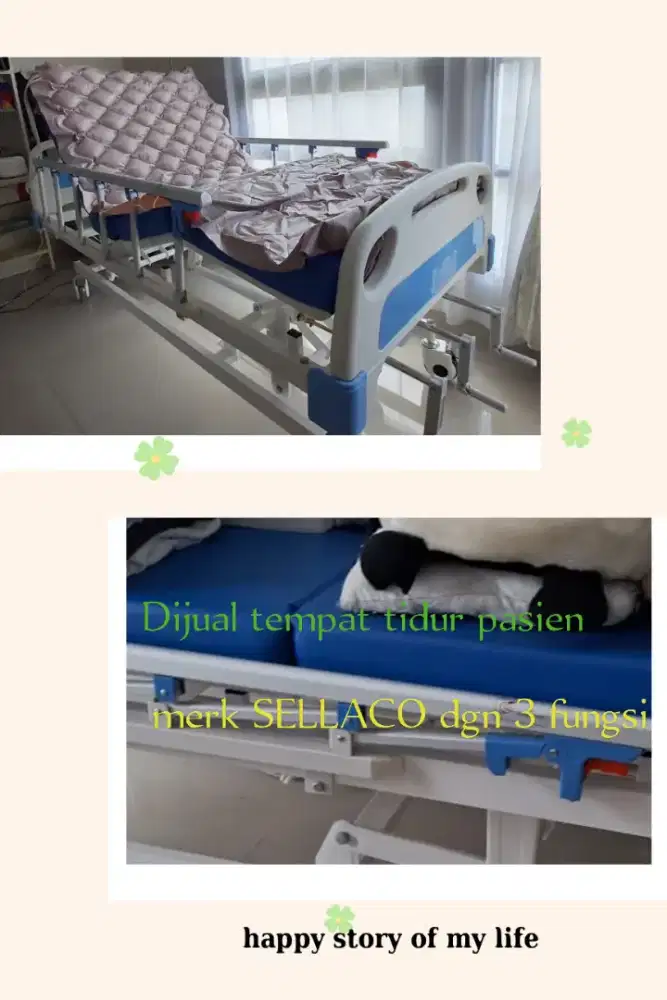 Tempat tidur pasien merk SELLACO