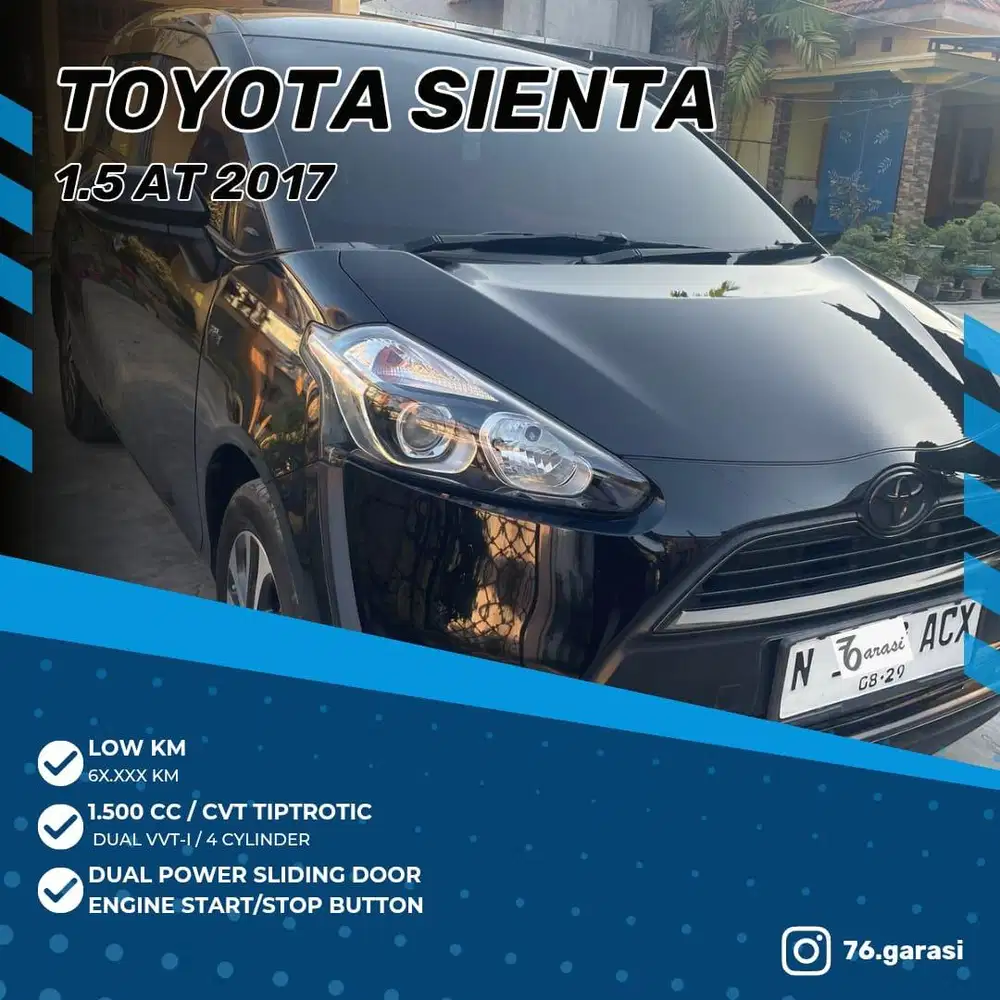 Jual Cepat Toyota Sienta V A/T 2017