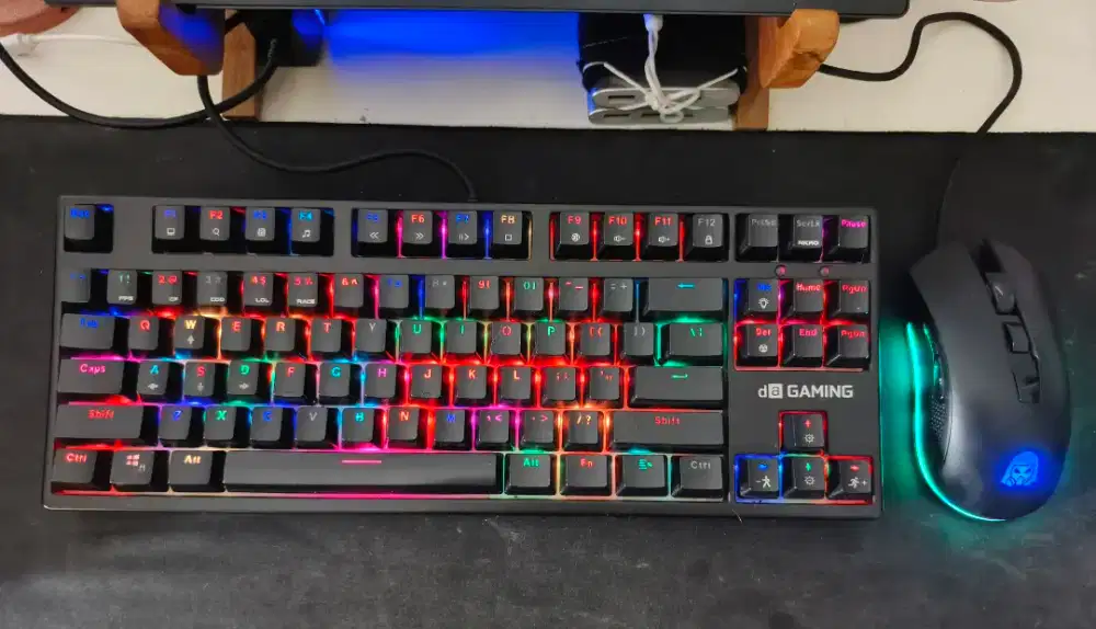 Digital Alliance Mouse dan Keyboard mechanicals gaming