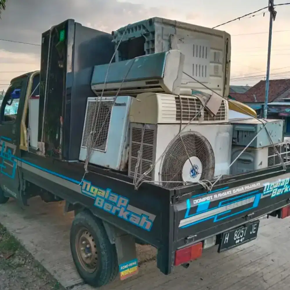 Dibeli Terima Elektronik Bekas Rosok Ac kulkas Mesin Cuci Komputer dll
