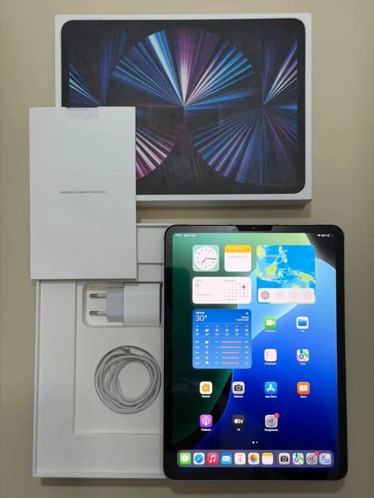 Ipad Pro 11inch M1 (Gen 3 2021) 256gb 4G Wifi + Cell - Resmi Indo