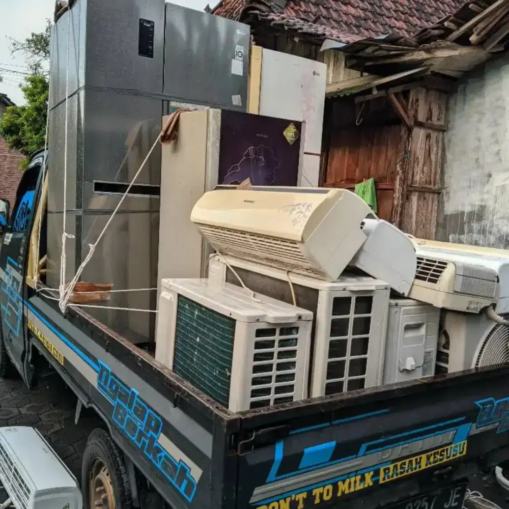 Dibeli Terima Elektronik Bekas Rosok Ac kulkas Mesin Cuci Komputer dll