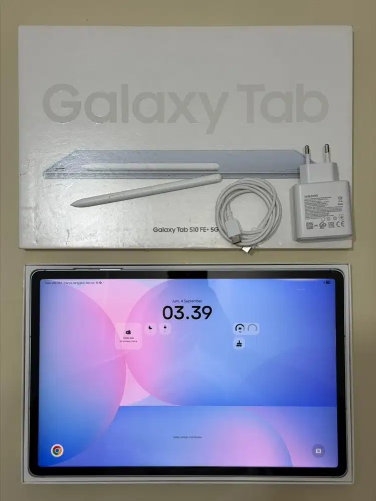Samsung Tab S10 FE Plus 5G 12/256gb - Wifi + Cell - Blue - Like New