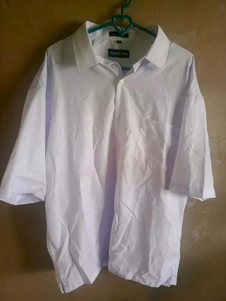 Kemeja Lengan Pendek Biagiotti Uomo Original Barang Import OverSize