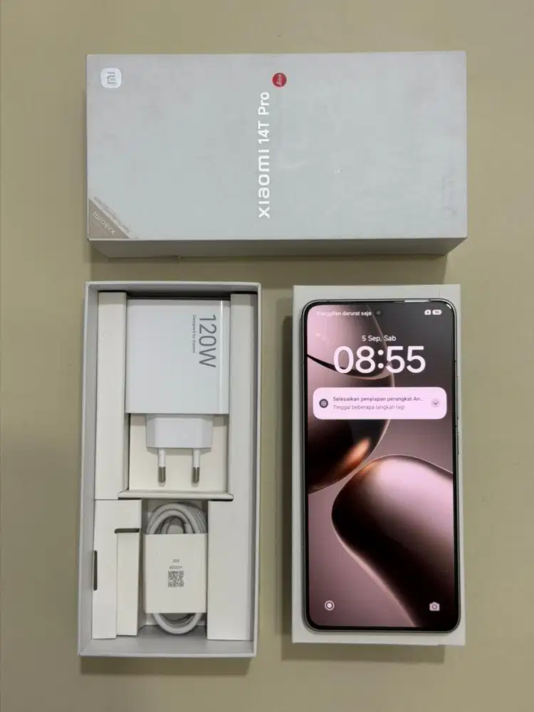 Xiaomi Mi 14T Pro 12/512 - Titanium Gray - Garansi On Nov 2026