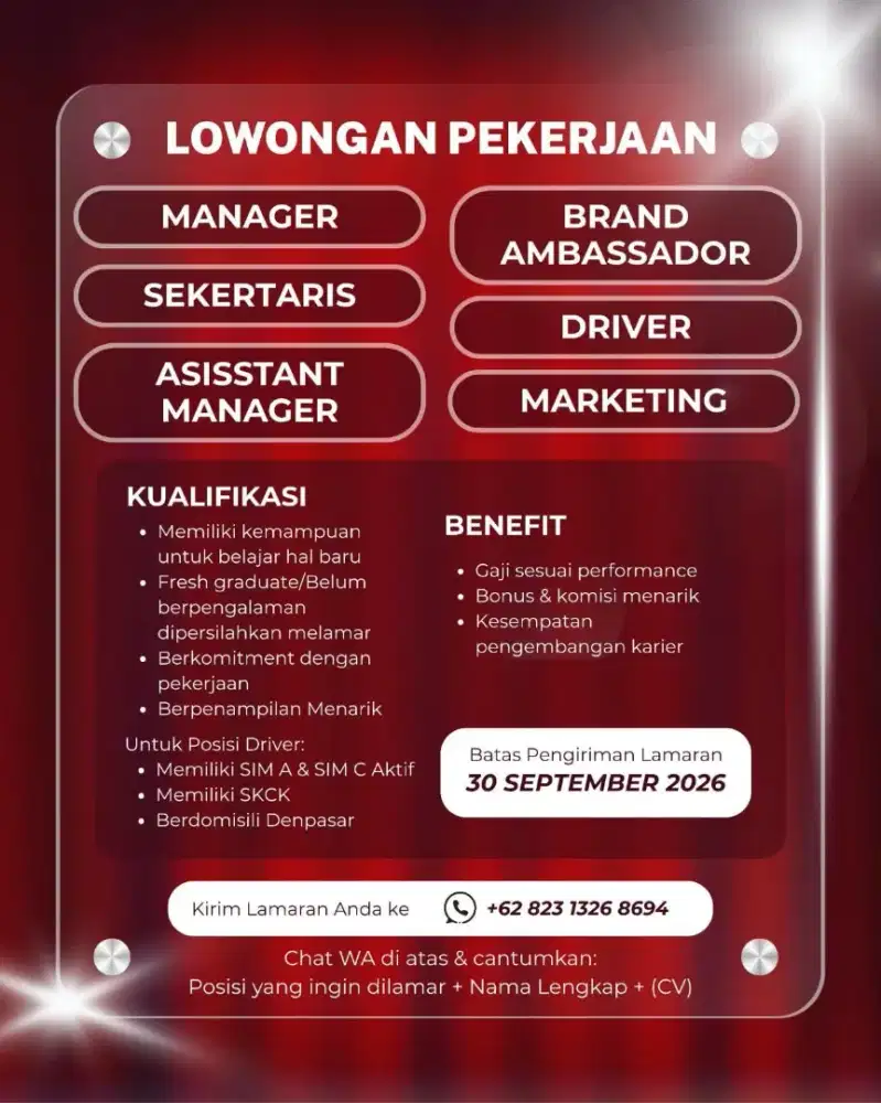Lowongan kerja marketing