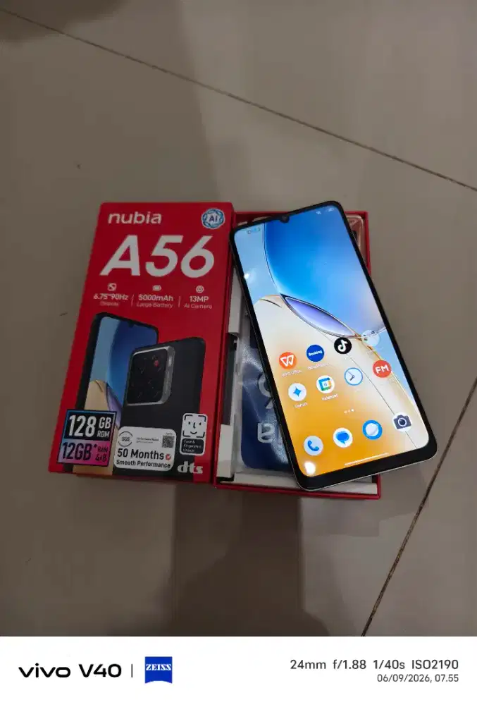 Zte Nubia A56 Lengkap Original