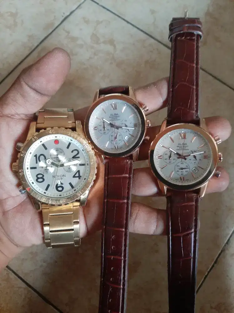Jam tangan Alba dan nixon borongan