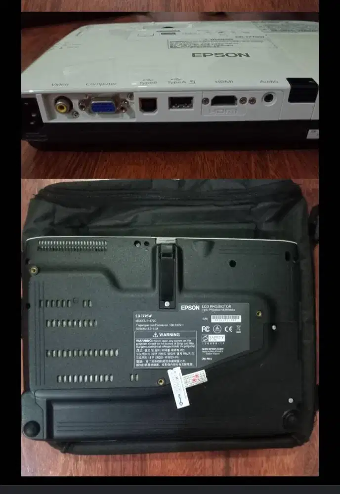 PROYEKTOR EPSON EB 1776W HDMI 3000 LUMENS (SECOND BERKUALITAS)