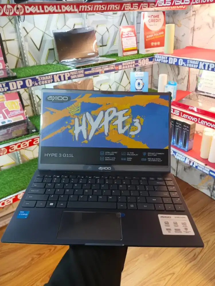 AXIOO HYPE 3 | INTEL CORE I3-1135G7|RAM 8GB SSD 256GB|BISA KREDIT