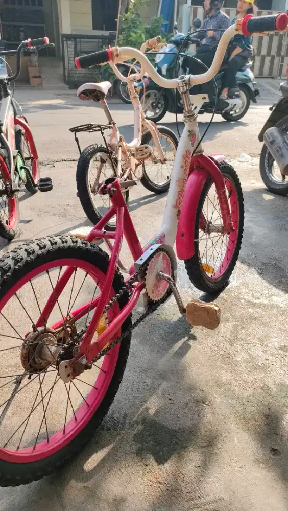 Sepeda anak r 18 merk Wimcyele siap gowes 300rb minat langsung thx ya
