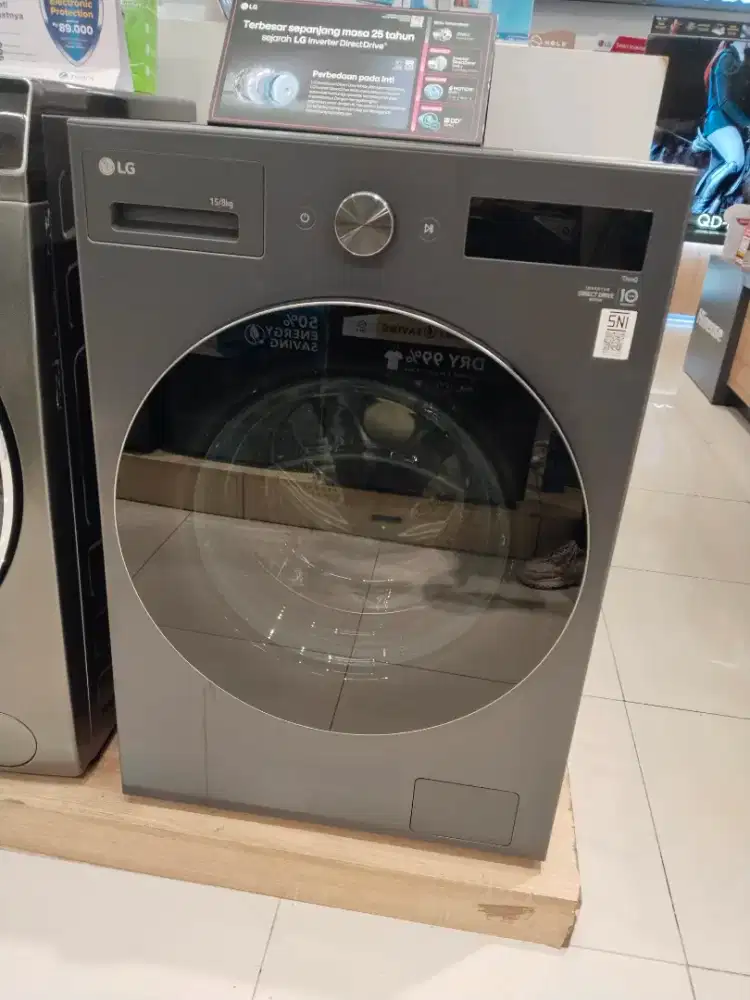MESIN CUCI LG FRONT LOAD 15KG