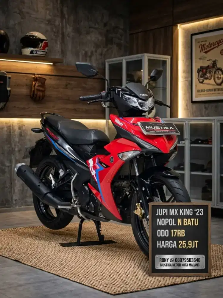 READY‼️ YAMAHA MX KING 150 TH 2023 MULUS NOPOL N BATU ODO 17RB ASLI