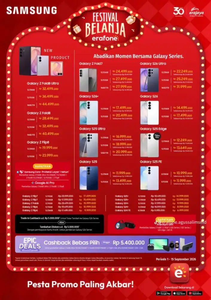 Samsung All Di Erafone Mojoagung Jombang