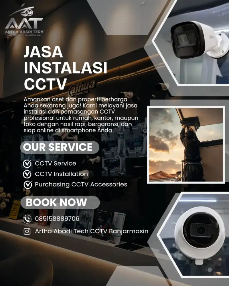 JASA INSTALASI CCTV PROFESIONAL - ARTHA ABADI TECH