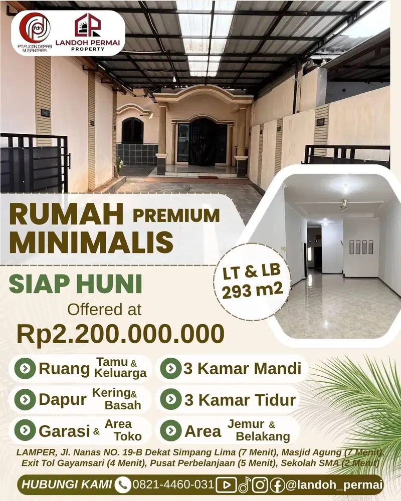 PELUANG INVESTASI & HUNIAN ASLI SEMARANG TENGAH – SHM