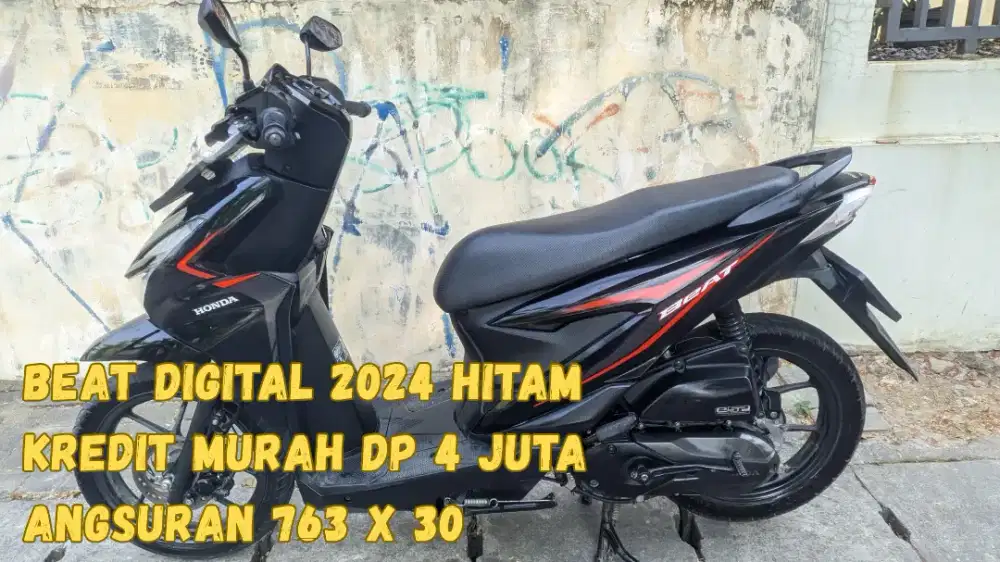 Beat Digital 2024 Hitam Metalik Km15Rban Orisinil
