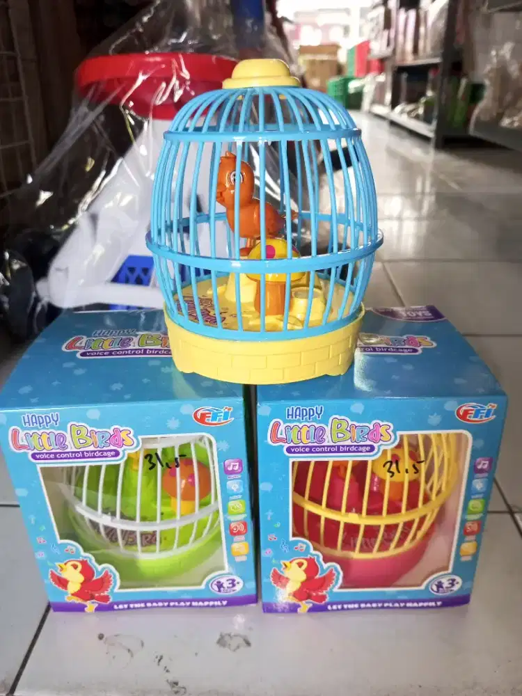 Mainan Anak Sangkar burung batre