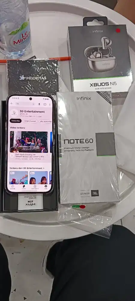 INFINIX NOTE 60 8/256GB FREE SMARTWATCH DAN TWS