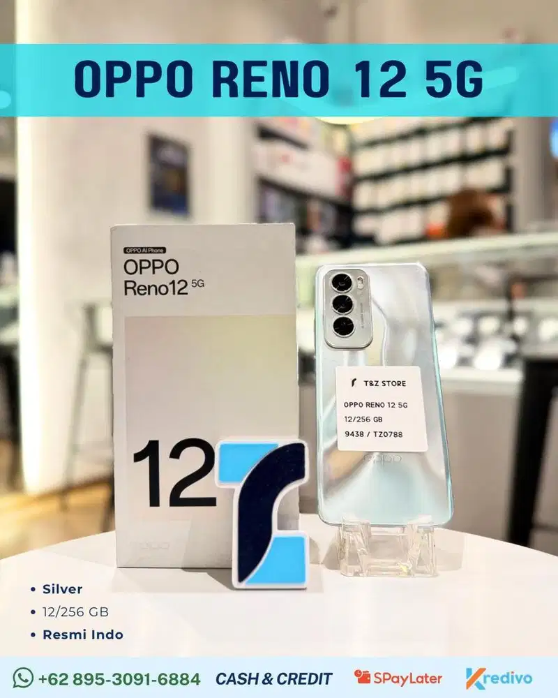 OPPO RENO 12 5G 12/256GB - SILVER