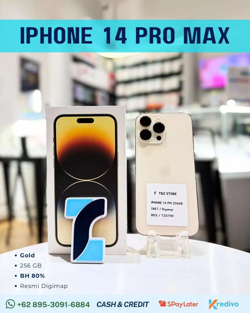 IPHONE 14 PROMAX 256GB - GOLD