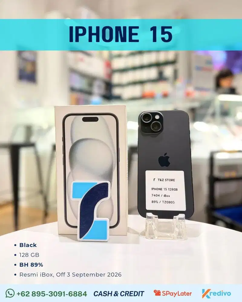 IPHONE 15 128GB - BLACK