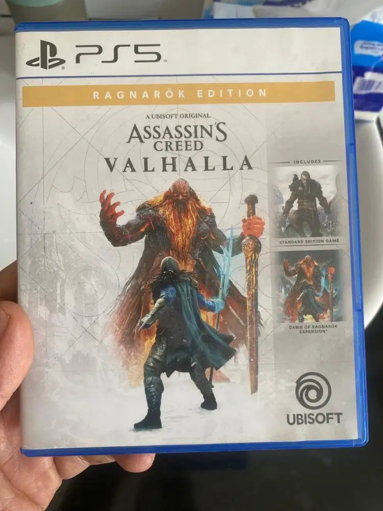 Kaset cd blue ray bd ps5 assassins creed valhala
